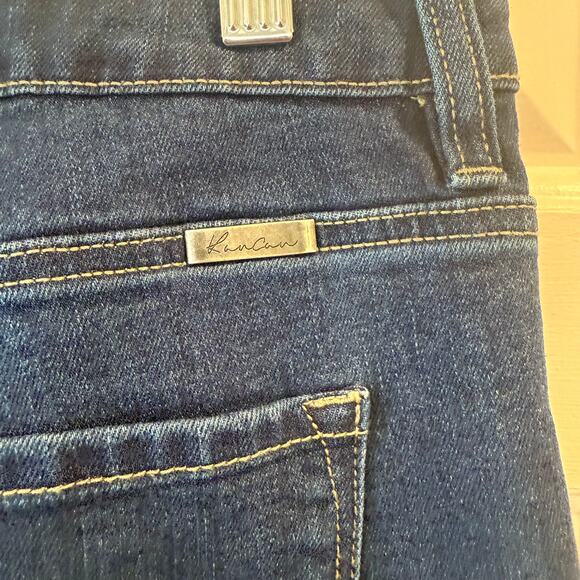 KanCan Estilo Classic Blue Womens Flare Jeans 31 Petite Casual Stretch Classic - Picture 4 of 7